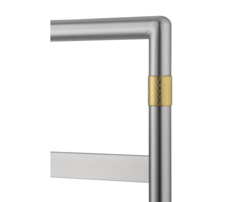 Полотенцесушитель электрический Wonzon&Woghand K?LN, Брашированный никель WW-A6016-BR