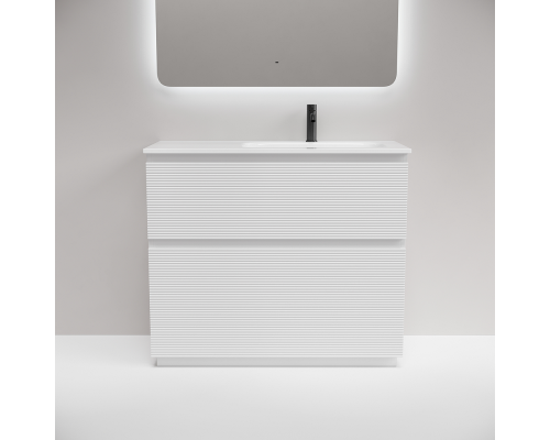 Тумба под раковину Напольная Sancos Folk Floor 99.5 FL100FLW Bianco