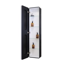 Зеркальный шкаф Континент Eltoro black LED 36 с подсветкой Черный