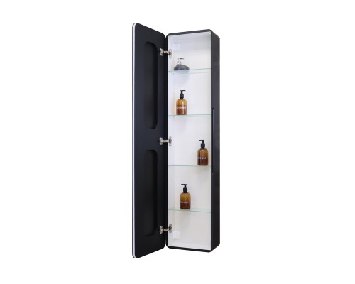 Зеркальный шкаф Континент Eltoro black LED 36 с подсветкой Черный