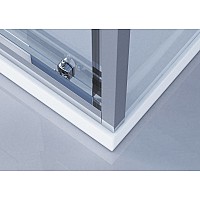 Душевой уголок BelBagno Due 120x90 DUE-AH-1-120/90-C-CR профиль Хром стекло прозрачное