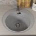 Кухонная мойка из искусственного камня Uperwood ECON UPD-405-003, круглая, серая матовая