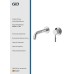 Смеситель настенный Gid Edessa SS070-CH-NS
