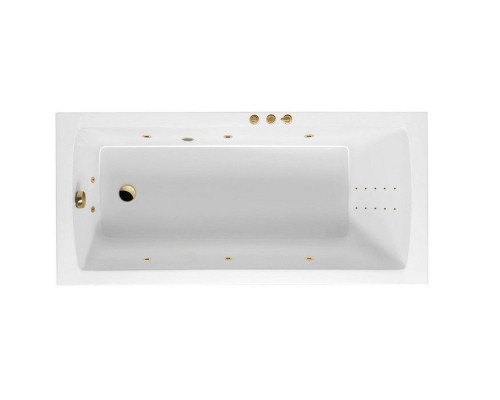 Ванна гидромассажная EXCELLENT Aquaria 140x70 SMART NANO золото