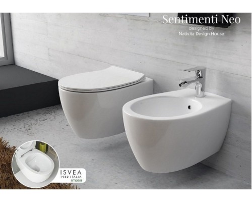 Унитаз ISVEA Sentimenti Neo подвесной 363x510x400 белый 10AR02010SV