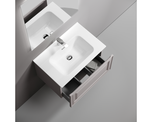 Тумба под раковину подвесная Sancos Very 69х44х40,, с доводчиками, Doha Soft, VR70SM