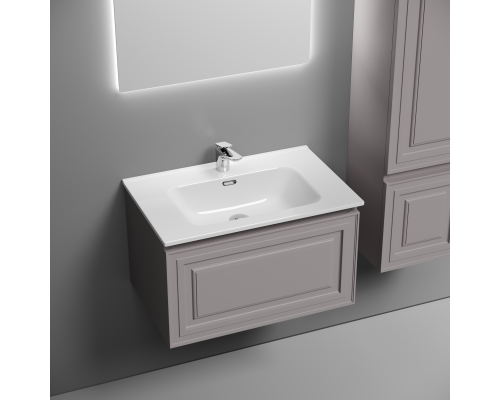 Тумба под раковину подвесная Sancos Very 69х44х40,, с доводчиками, Doha Soft, VR70SM