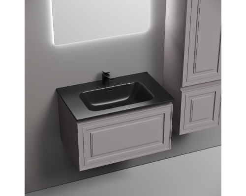 Тумба под раковину подвесная Sancos Very 69х44х40,, с доводчиками, Doha Soft, VR70SM