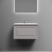 Тумба под раковину подвесная Sancos Very 69х44х40,, с доводчиками, Doha Soft, VR70SM