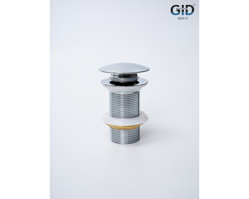 Донный клапан Gid CH100 73302k Хром без перелива