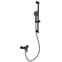 Смеситель для душа с гарнитуром Wonzon&Woghand, Черный матовый