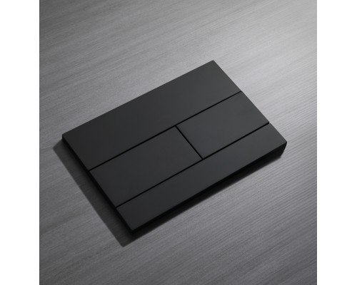 Кнопка смыва для инсталляции Wonzon&Woghand, Черный матовый WW-IB235-MB