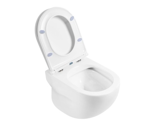 Унитаз BelBagno Onda BB066CHR/BB870SC подвесной с сиденьем Микролифт