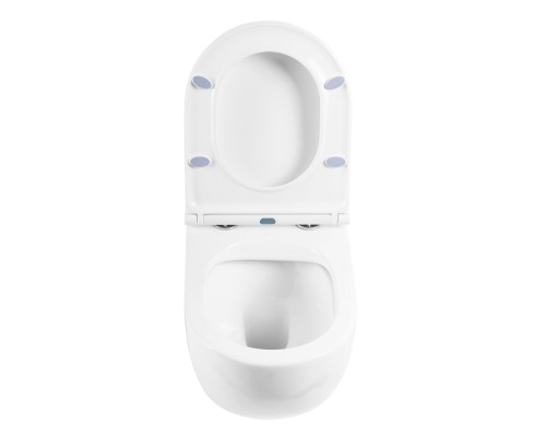 Унитаз BelBagno Onda BB066CHR/BB870SC подвесной с сиденьем Микролифт