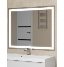 Зеркало для ванной с подсветкой Uperwood Tanos 100х80 см, сенсор/антизапотевание