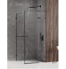 Душевое ограждение NEW TRENDY AVEXA BLACK R 90x110x200 черный