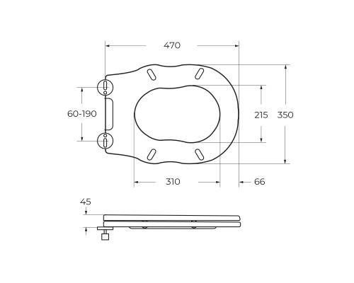 Сиденье для унитаза BelBagno Boheme BB115SC Белое с Микролифтом