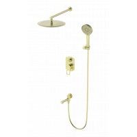 Душевая система встраиваемая Wonzon&Woghand, Брашированное золото