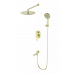 Душевая система встраиваемая Wonzon&Woghand, Брашированное золото