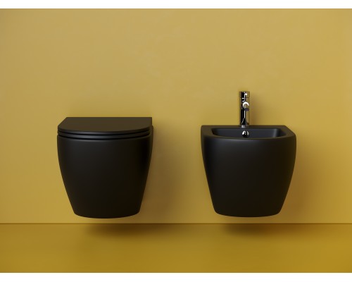 Подвесной унитаз Ceramicanova Metropol безободковый, смыв торнадо