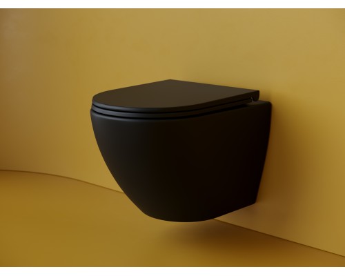 Подвесной унитаз Ceramicanova Metropol безободковый, смыв торнадо