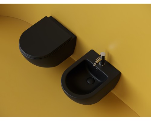 Подвесной унитаз Ceramicanova Metropol безободковый, смыв торнадо