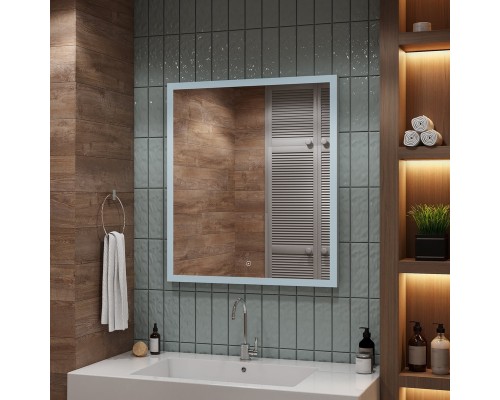 Зеркало Континент Sevilla 800х900 ЗЛП549 с подсветкой с сенсорным выключателем