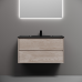 Тумба под раковину подвесная Sancos Marmi 2.0 89х44 с доводчиками, дуб галифакс, MR2.090EG