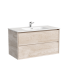 Тумба под раковину подвесная Sancos Marmi 2.0 89х44 с доводчиками, дуб галифакс, MR2.090EG