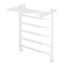 Полотенцесушитель водяной Comfysan Marte-K W-5 60/50 с полкой, белый