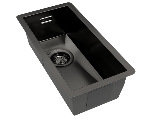 Кухонная мойка Reflexion Como RX2022BL оружейная сталь