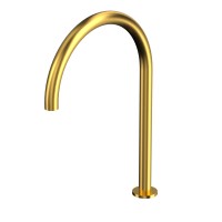 Излив отдельностоящий Whitecross Y1203GLB брашированное золото