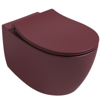 Унитаз ISVEA Sentimenti Neo подвесной 363x510x400 бордовый матовый 10AR02010SV-2R