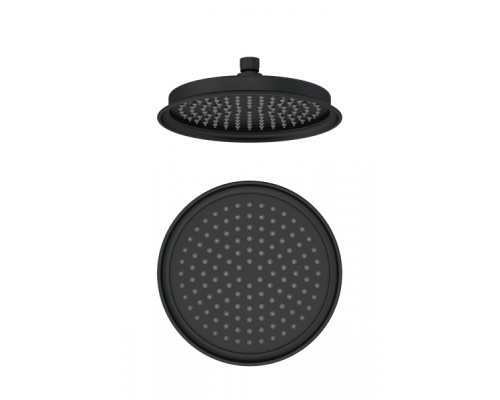 Тропическая лейка для душа Wonzon&Woghand, Черный матовый