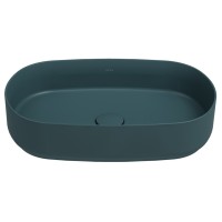 Раковина ISVEA Infinity накладная 550x360x120 изумрудный матовый 10NF65055SV-2P