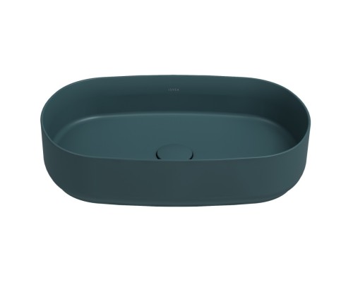 Раковина ISVEA Infinity накладная 550x360x120 изумрудный матовый 10NF65055SV-2P