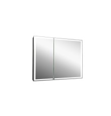 Зеркальный шкаф Континент Mirror Box black Led 100 с подсветкой Черный