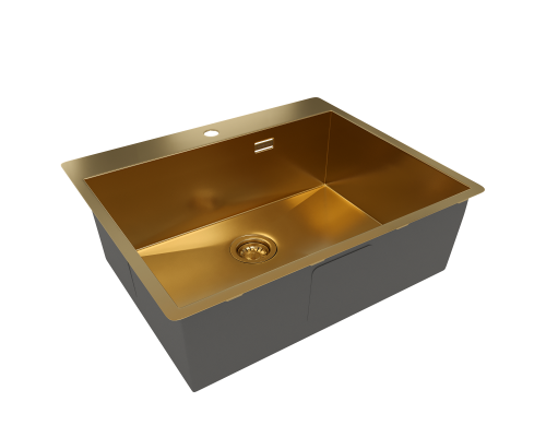Кухонная мойка Reflexion Iseo RX2260GD брашированное золото