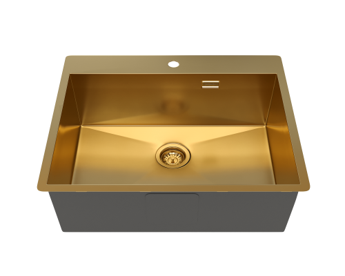 Кухонная мойка Reflexion Iseo RX2260GD брашированное золото