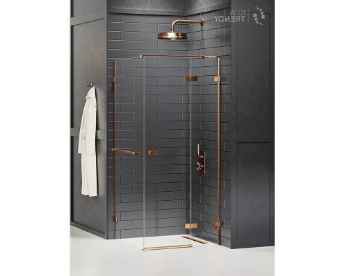 Душевое ограждение NEW TRENDY AVEXA COPPER BRUSHED R 110x70x200 EXK-3653 медь