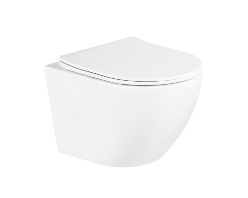 Комплект унитаза с инсталляцией BelBagno Uno BB3105CHR/SC/BB002-80/BB014-SR-BIANCO с сиденьем Микролифт и Белой клавишей смыва