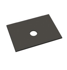 Столешница Onika под раковину 60х45 чёрная