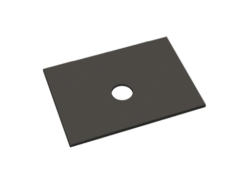 Столешница Onika под раковину 60х45 чёрная