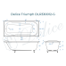 Ванна из литьевого мрамора Delice Triumph 180х80 глянцевая