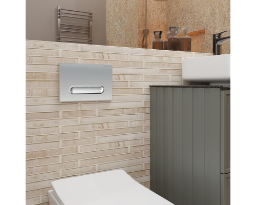 Кнопка смыва Charus Magnus FP.340.46.01 хром матовый