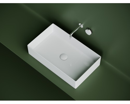 Раковина накладная Ceramicanova 601x361x130, белый