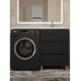 Тумба под стиральную машину Uperwood Tanos 60 см, напольная, черная, 3 ящика