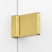 Душевое ограждение NEW TRENDY AVEXA GOLD BRUSHED L 90x90x200 золото