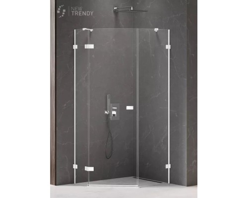 Душевое ограждение NEW TRENDY AVEXA WHITE L 100x80x200 белый