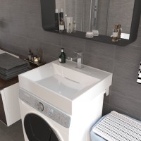 Раковина над стиральной машиной Uperwood Top 60х55х11 см, белая глянцевая